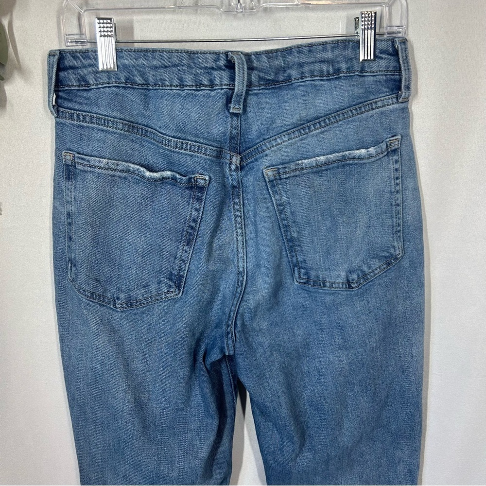 Old Navy | High Rise OG Straight Leg Distressed Jeans Women’s Size 8 - Picture 7 of 12